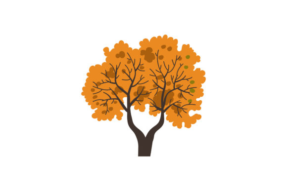 Autumn Tree Graphics for Modern Content Publishing