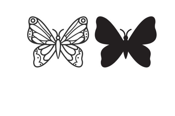 Black Butterfly Silhouette: A Versatile Graphic for Creative Projects