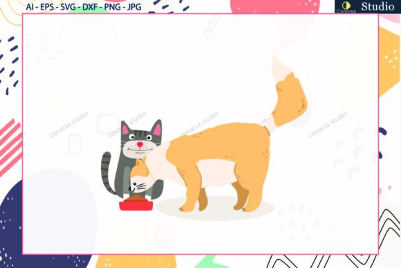 Cat Eat Pet Svg: A Versatile Graphic Design Asset for Modern Branding
