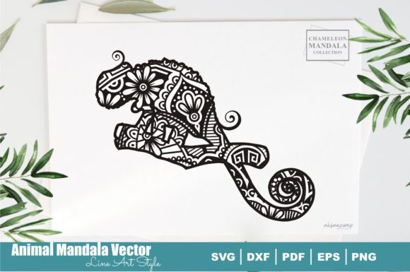 Chameleon Mandala 2: A Versatile Embroidery Design for Creative Projects