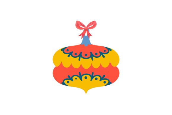 Christmas - Colorful Tree Decorations: A Versatile Graphic Design Asset for Sellers