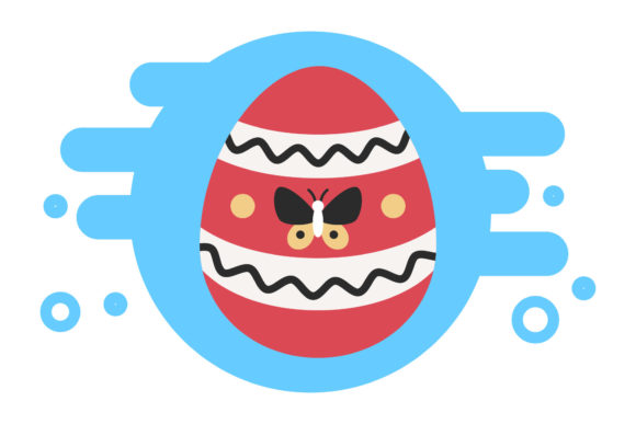 Easter Icon Creative Butterfly Design: A Freebie Graphic for Seasonal Crafting Projects
