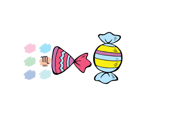 Halloween Candy and Party Birthday SVG: A Versatile Graphic for Bloggers and Publishers