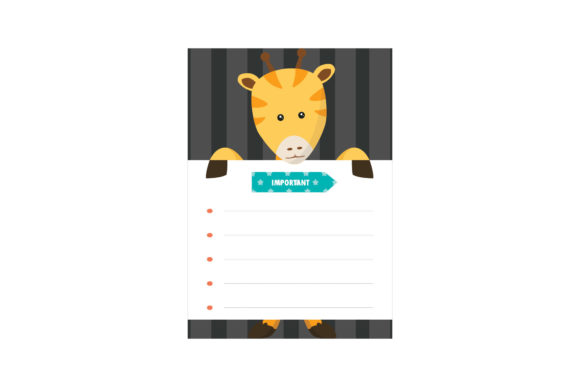 Planner Notes Journal with Animal – A Versatile Graphic Template for Digital Sellers