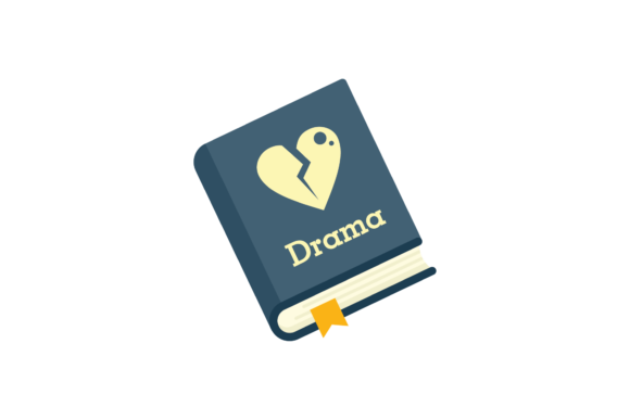 School Icon Book Drama SVG: A Versatile Graphic Design Asset for Content Creators