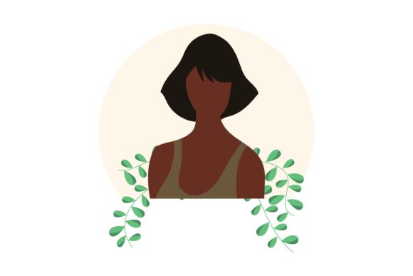 Woman Modern Style Character Graphics: A Freebie for Small Business Branding