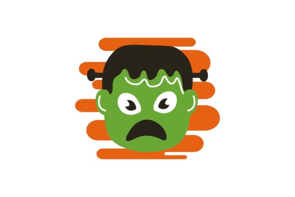 Zombie Face Graphics: A Halloween Icon for Crafters and Small Businesses